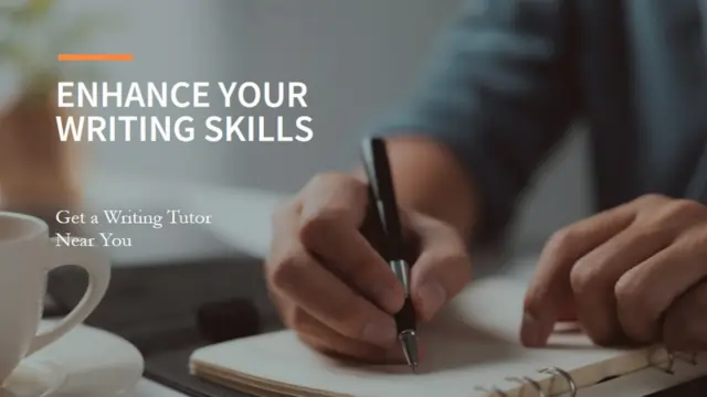 Enhance Your Writing Skills with a Writing Tutor Near You: Unleash Your Creative Potential