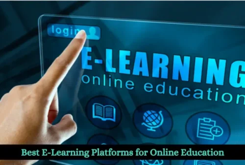 E-learning online education