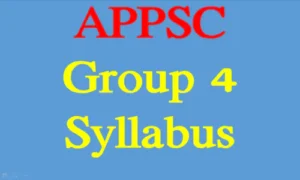 APPSC Group 4