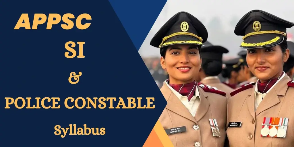 APPSC SI & constable syllabus