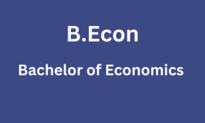 Bachelor of Economics (B.Econ)