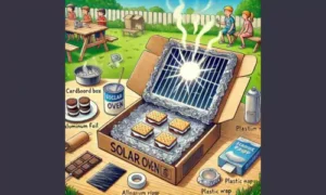 Create a solar oven