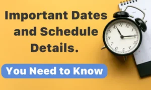 Important Examination Dates, TS-ICET