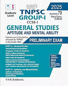 TNPSC Group 1 Exam Syllabus & Exam Pattern 2025