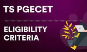 TS PGECET Qualification Criteria
