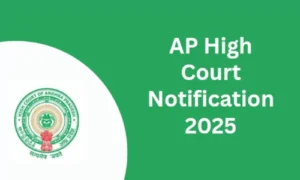 AP High Court Notification 