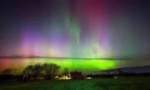 Aurora Borealis is formed 