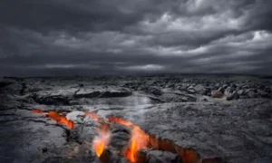 Cracks and Weak Spots in the Crust, volcanoes are formed