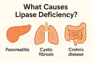 What Causes Lipase Deficiency