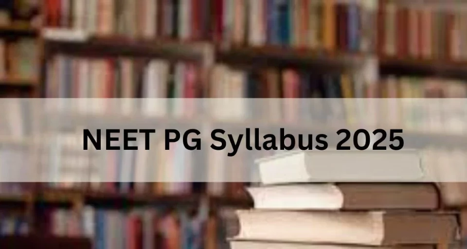 NEET PG 2025: Syllabus