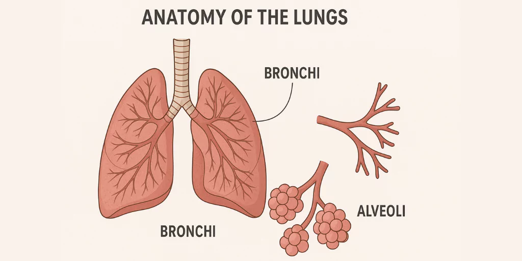 Anatomy of the Lungs Bronchi, Alveoli & Airways