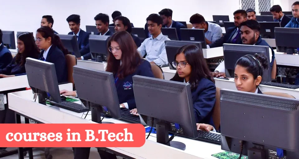 courses in B.Tech