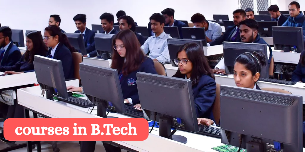 courses in B.Tech