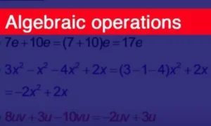 Algebraic Operations