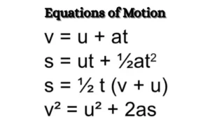 Equations of Motion