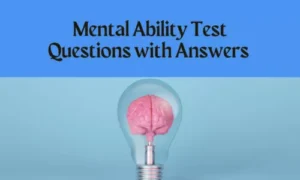 Mental Ability Questions and Answers