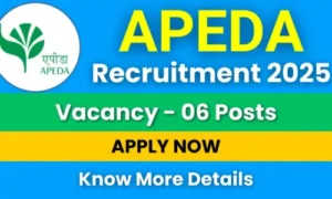 APEDA Recruitment 2025