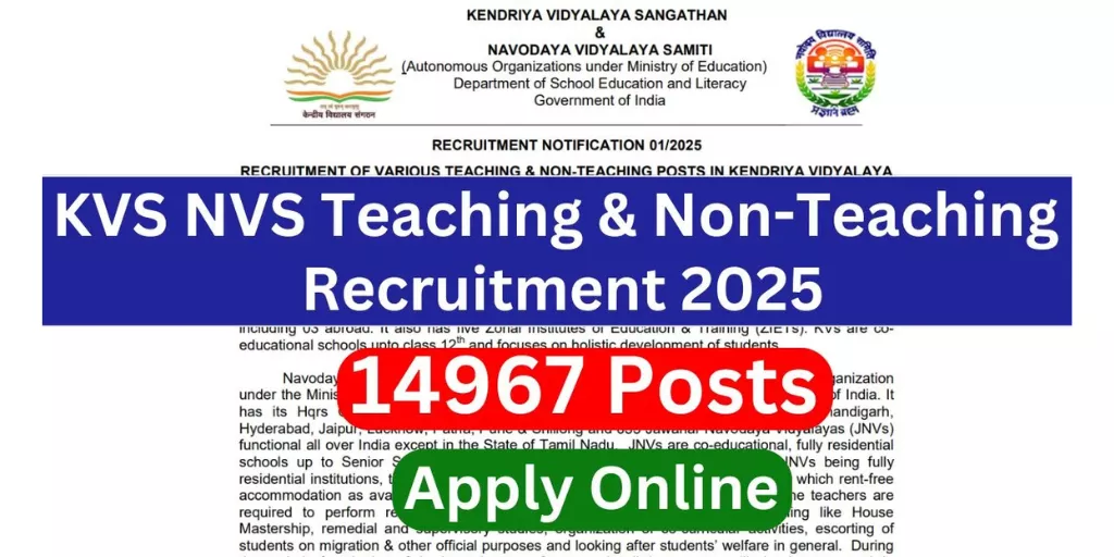 VS & NVS Recruitment