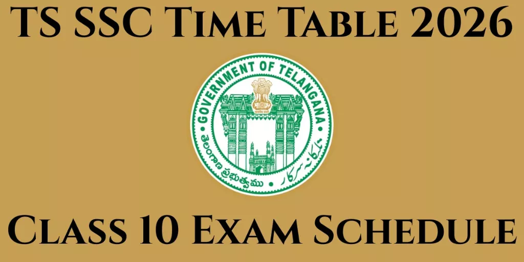 TS SSC time table