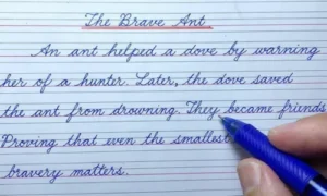 Practice Writing in Lines and Paragraphs , score good marks