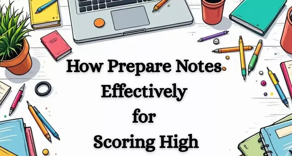 Prepare Notes Effectively for Scoring High