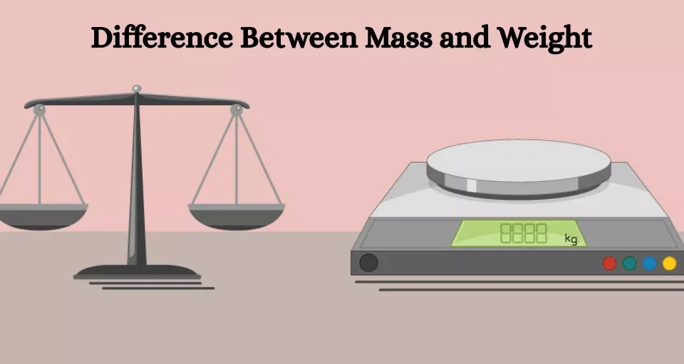 Difference Between Mass and Weight