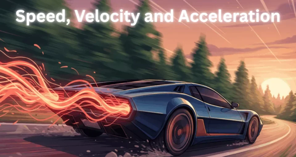 Speed, Velocity and Acceleration