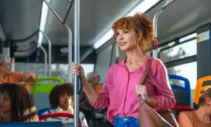 why does a moving Bus throw