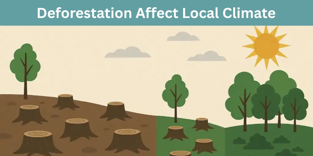 Deforestation Affect Local Climate