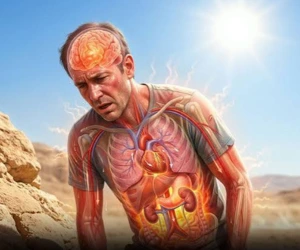 human body respond to extreme heat